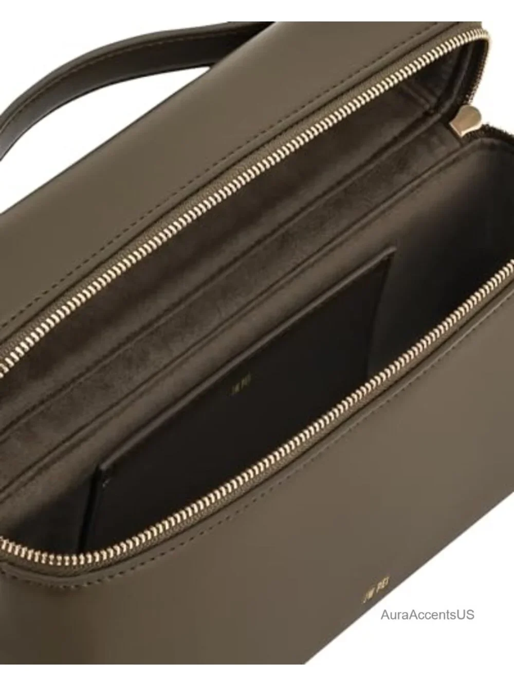 Vegan Leather Top Handle Satchel with Gold Hardware